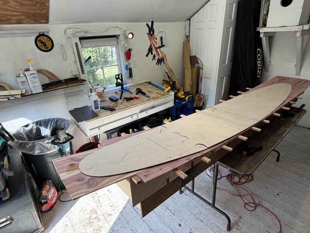 The outline comes off the drawing and lies down on the wood. Last chance to change your mind.