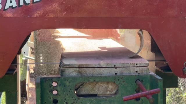 The first cut. You never know what is in there until the blade tells you.